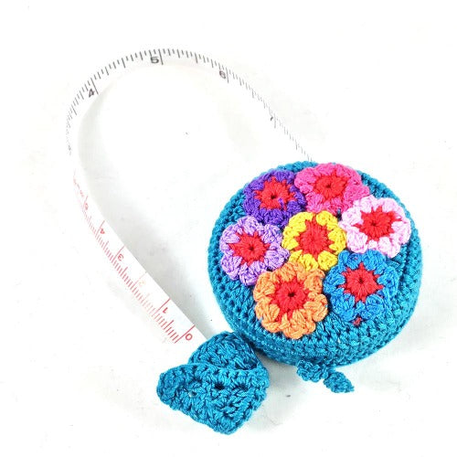 Paradise Crochet Tape Measure flowers