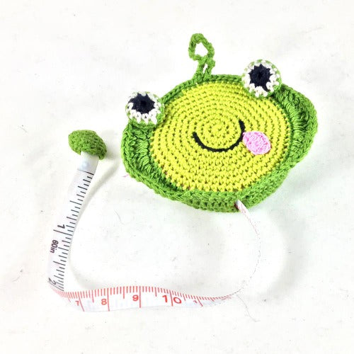Paradise Crochet Tape Measure frog