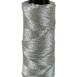 A silver cone of Lincatex Gold Rush yarn