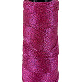 A pink cone of Lincatex Gold Rush yarn