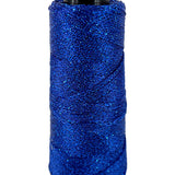 A blue cone of Lincatex Gold Rush yarn