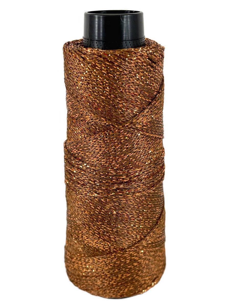 A copper cone of Lincatex Gold Rush yarn