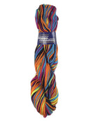 A colorful skein of Plymouth Fantasy Naturale yarn
