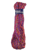 A colorful skein of Plymouth Fantasy Naturale yarn