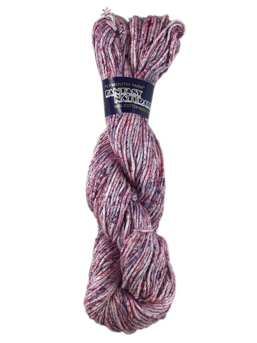 A colorful skein of Plymouth Fantasy Naturale yarn