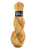 A yellow skein of Plymouth Fantasy Naturale yarn