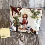 Atenti Natural Western Themed Accessories Pouch