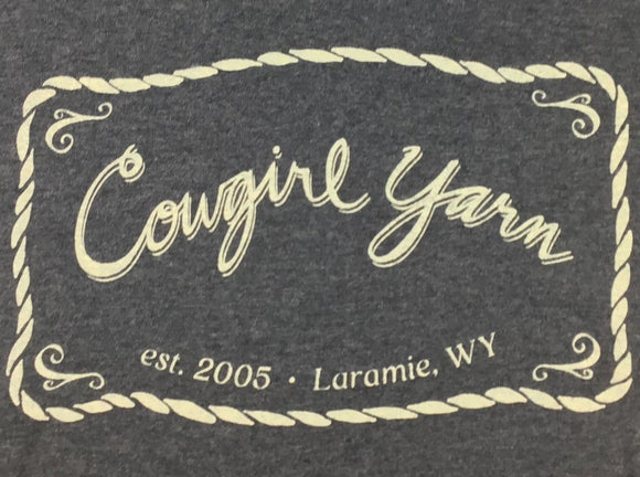 Cowgirl Yarn T-Shirt Short Sleeve Crew neck