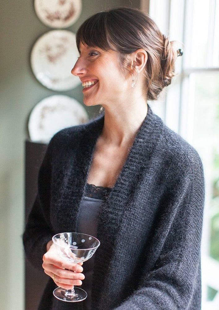 Woman wearing sweater