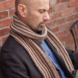 Man wearing scarf