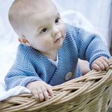 Baby wearing sweater