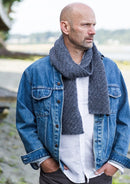 Man wearing scarf