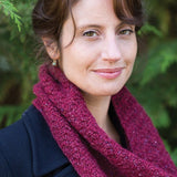 Woman wearing cowl