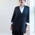 Woman wearing sweater