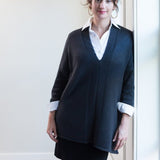 Woman wearing sweater