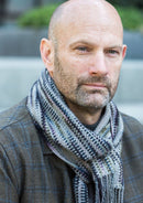 Man wearing scarf
