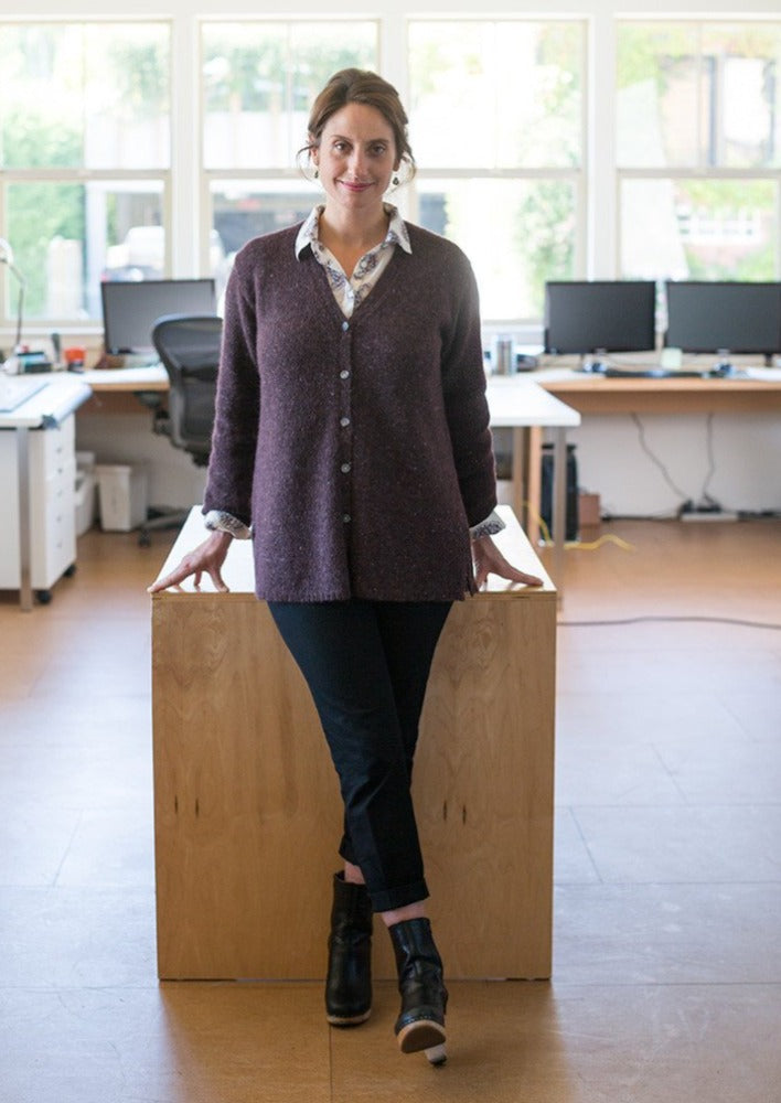 Woman wearing sweater