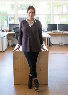 Woman wearing sweater