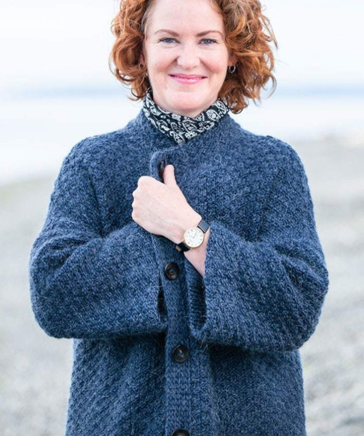 Woman wearing sweater