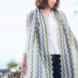 Woman wearing scarf