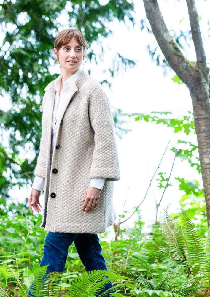 Woman wearing sweater