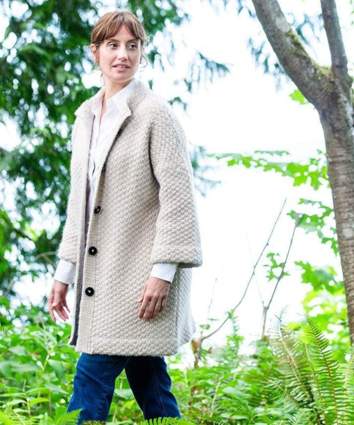 Woman wearing sweater