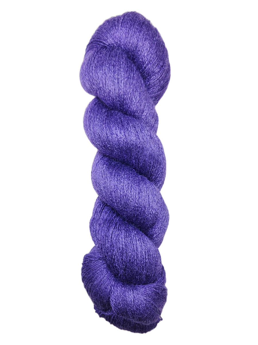 JaggerSpun Zephyr Wool-Silk lace yarn color Deep Purple
