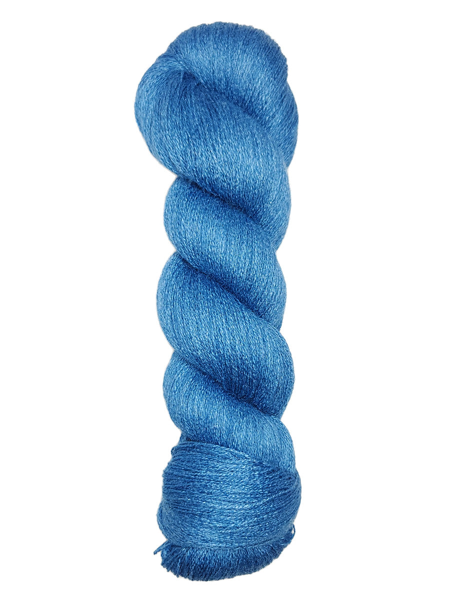 JaggerSpun Zephyr Wool-Silk lace yarn color Marine Blue