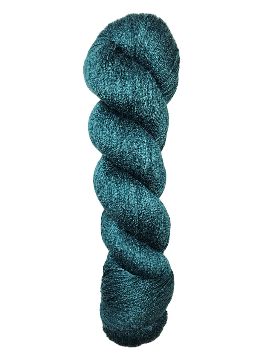 JaggerSpun Zephyr Wool-Silk lace yarn color Peacock