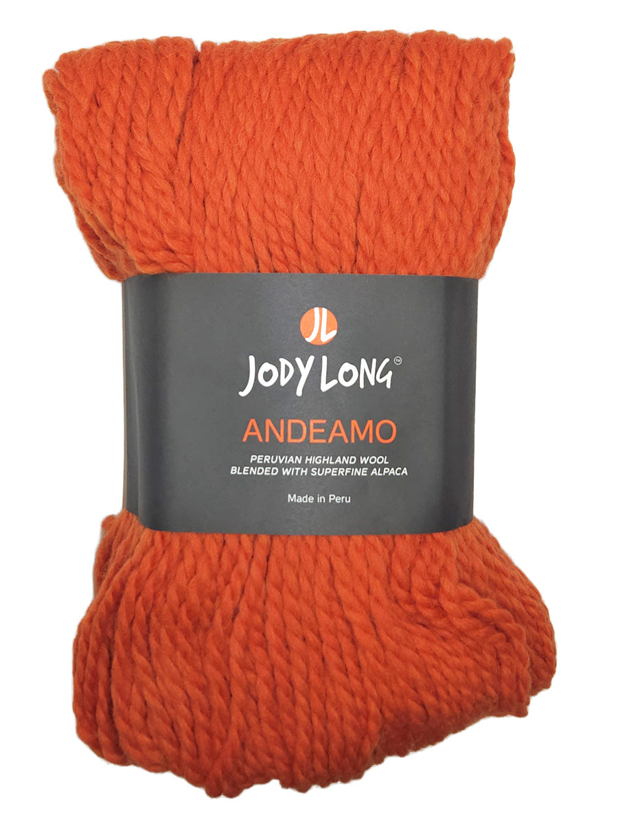 Skein of Jody Long Andeamo Yarn - 012 Pumkin