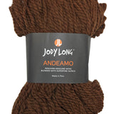 Skein of Jody Long Andeamo Yarn - 003 Chestnut