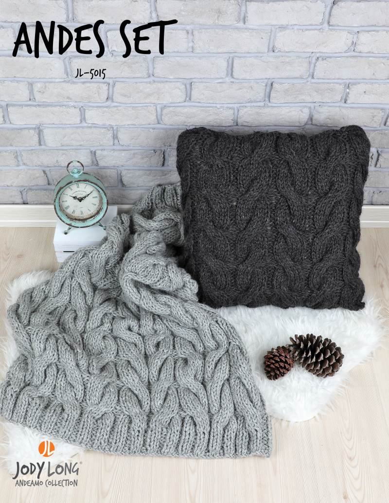 Andes Cushion & Blanket by Jody Long