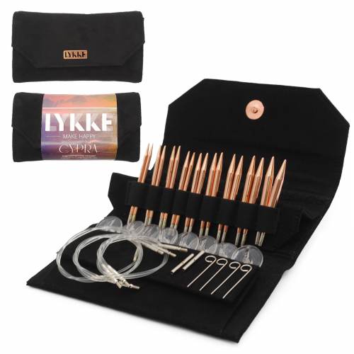 Lykke Cypra interchangeable knitting needle set