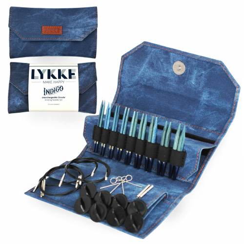 Lykke Indigo Interchangeable Knitting Needle Set