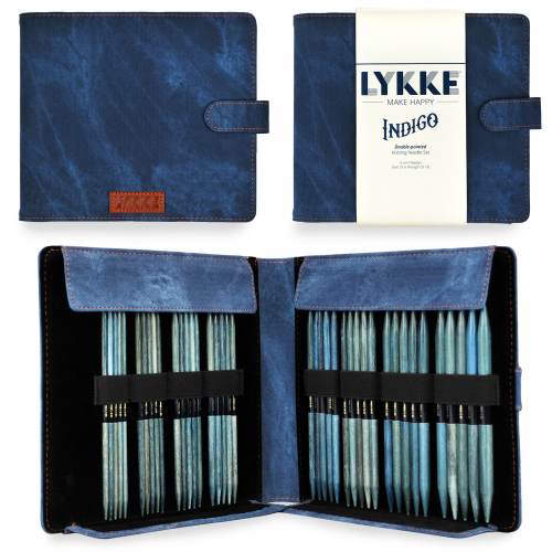 Lykke Indigo Double Pointed Knitting Needle Set