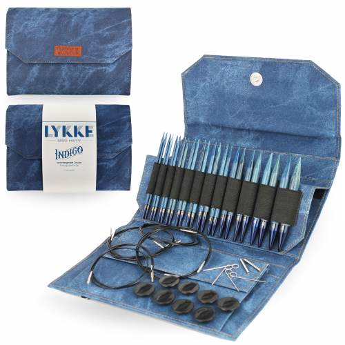 Lykke Indigo Interchangeable knitting needle set