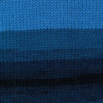 A blue mix of Plymouth Encore Colorspun yarn