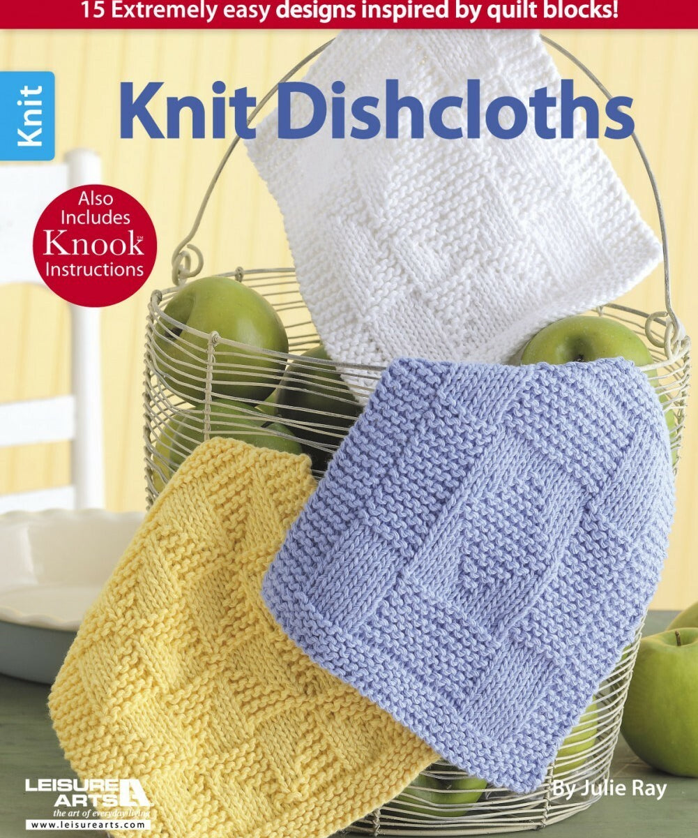 3 Dishcloths in a fruit basket