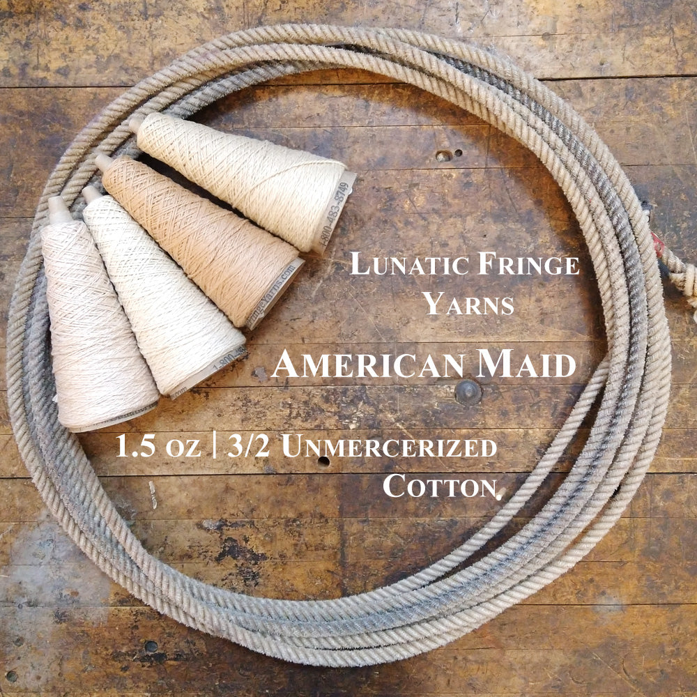 Lunatic Fringe Yarns American Maid Cotton yarn