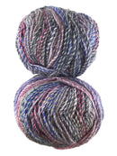 A colorful skein of James C. Brett Marble Chunky yarn