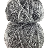 A colorful skein of James C. Brett Marble Chunky yarn