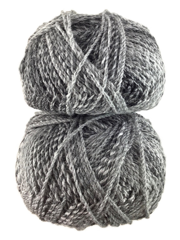 A colorful skein of James C. Brett Marble Chunky yarn