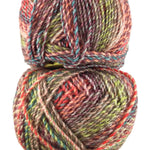 A colorful skein of James C. Brett Marble Chunky yarn