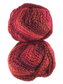A colorful skein of James C. Brett Marble Chunky yarn