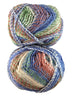 A colorful skein of James C. Brett Marble Chunky yarn