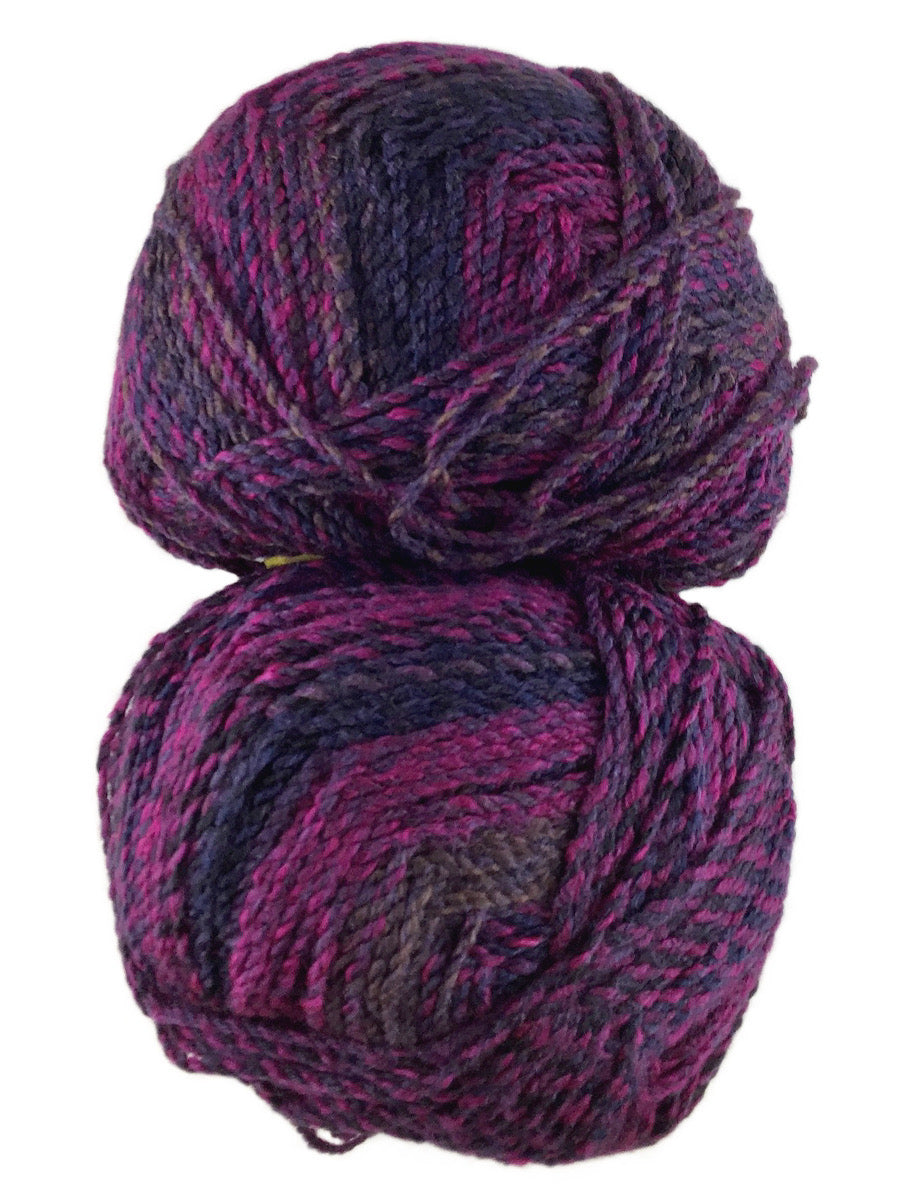 A colorful skein of James C. Brett Marble Chunky yarn