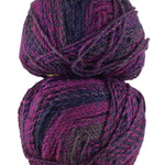 A colorful skein of James C. Brett Marble Chunky yarn