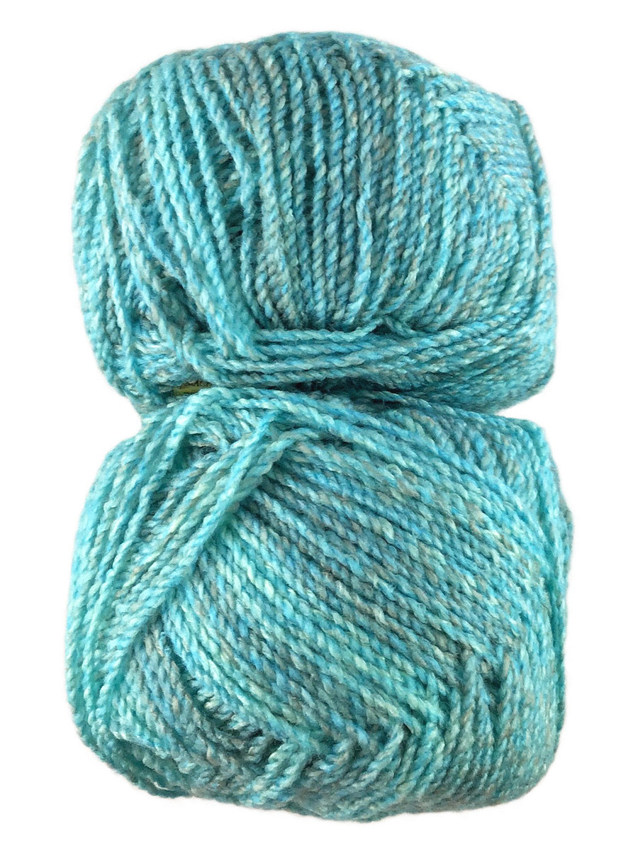 A colorful skein of James C. Brett Marble Chunky yarn