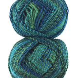 A colorful skein of James C. Brett Marble Chunky yarn