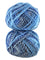A colorful skein of James C. Brett Marble Chunky yarn